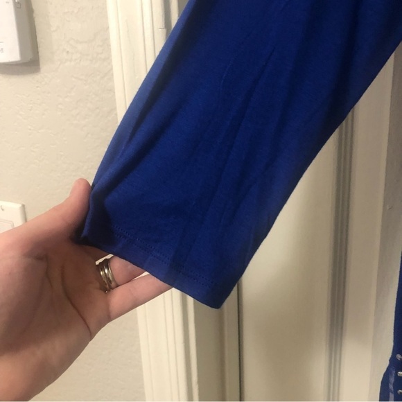 NWT Belldini Royal Blue Tunic Style Top Shirt Size Medium - Picture 7 of 11